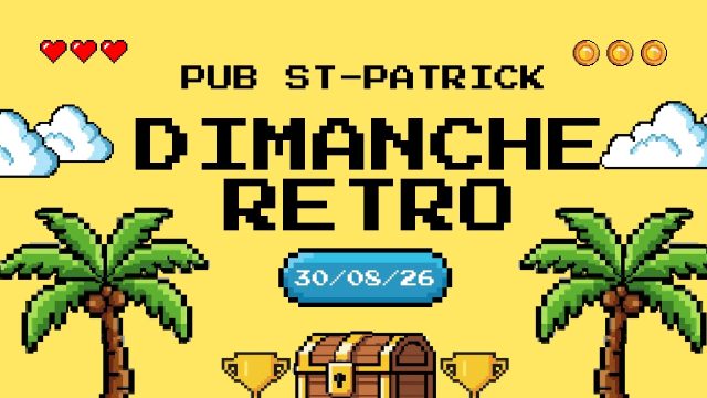 Ce n’est pas parce que c’est la fin de l’été que tu dois te morfondre tout seul dans ton salon. Viens donc te poser au pub avec une bière et jouer à des jeux rétro dimanche prochain !

Si tu veux tester tes compétences, nous terminerons cela par un petit tournoi de Mario Kart: Double Dash !! et de beaux prix pour les gagnants. Un maximum de 8 inscriptions pour le tournoi. Les inscriptions se font par Messenger ou directement au pub.

Dimanche 30 Août
19h à 20h : Jeux libres avec au programme Super Smash Bros. Melee, Mario Kart: Double Dash !! et Mario Party. 
20h : Tournoi de Mario Kart: Double Dash !!