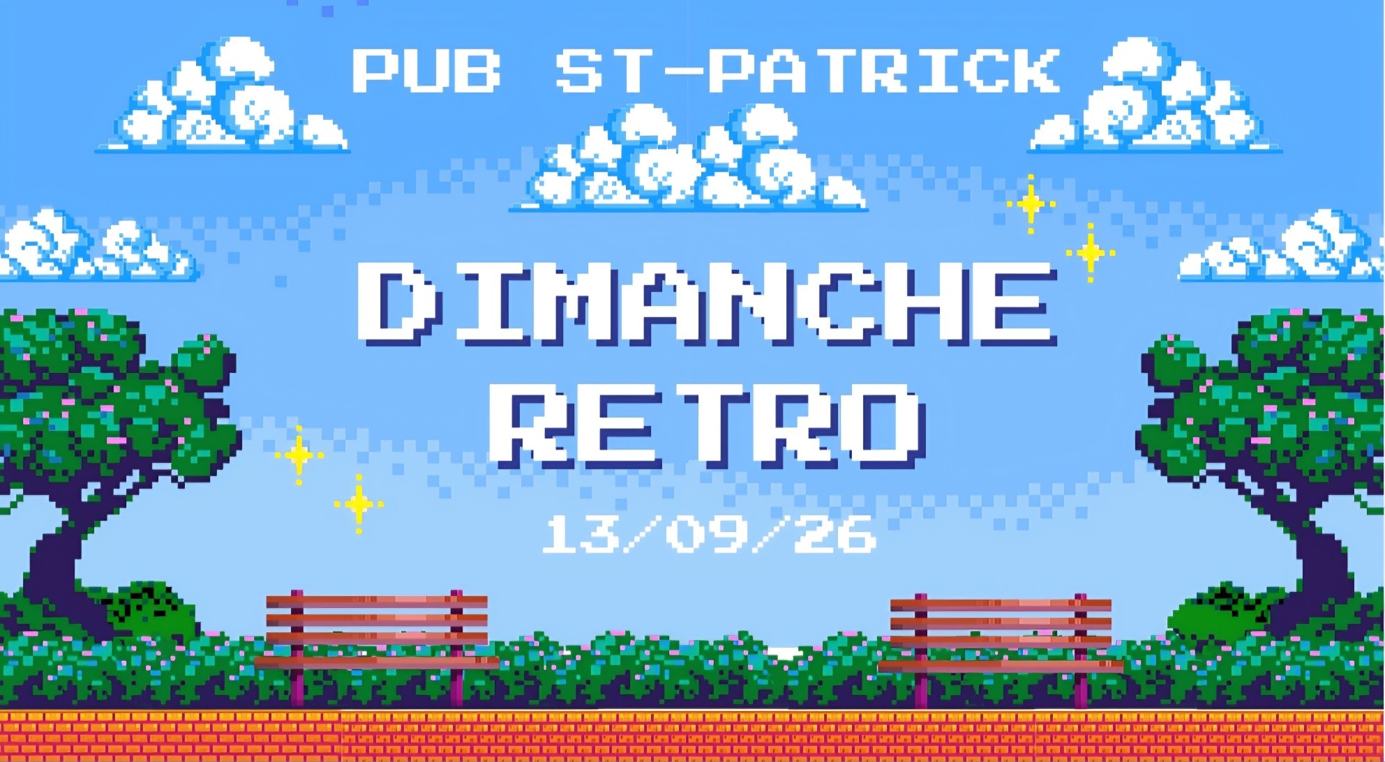 Dimanche Retro est de retour !
Dimanche 13 septembre dès 19h30 !
Jeu du tournoi : SMASH BROS. MELEE

Jeu libre : 19h30
Tournoi : 20h30
Nous avons besoin d'un maximum de 12 joueurs.
Inscription directement au pub ou par Messenger.

À dimanche ⚔️